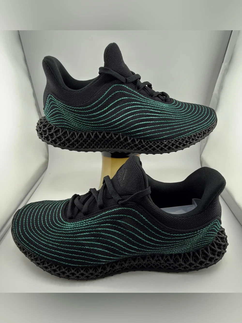adidas Ultra 4D Uncaged Parley Black Blue Spirit Men’s Size 8